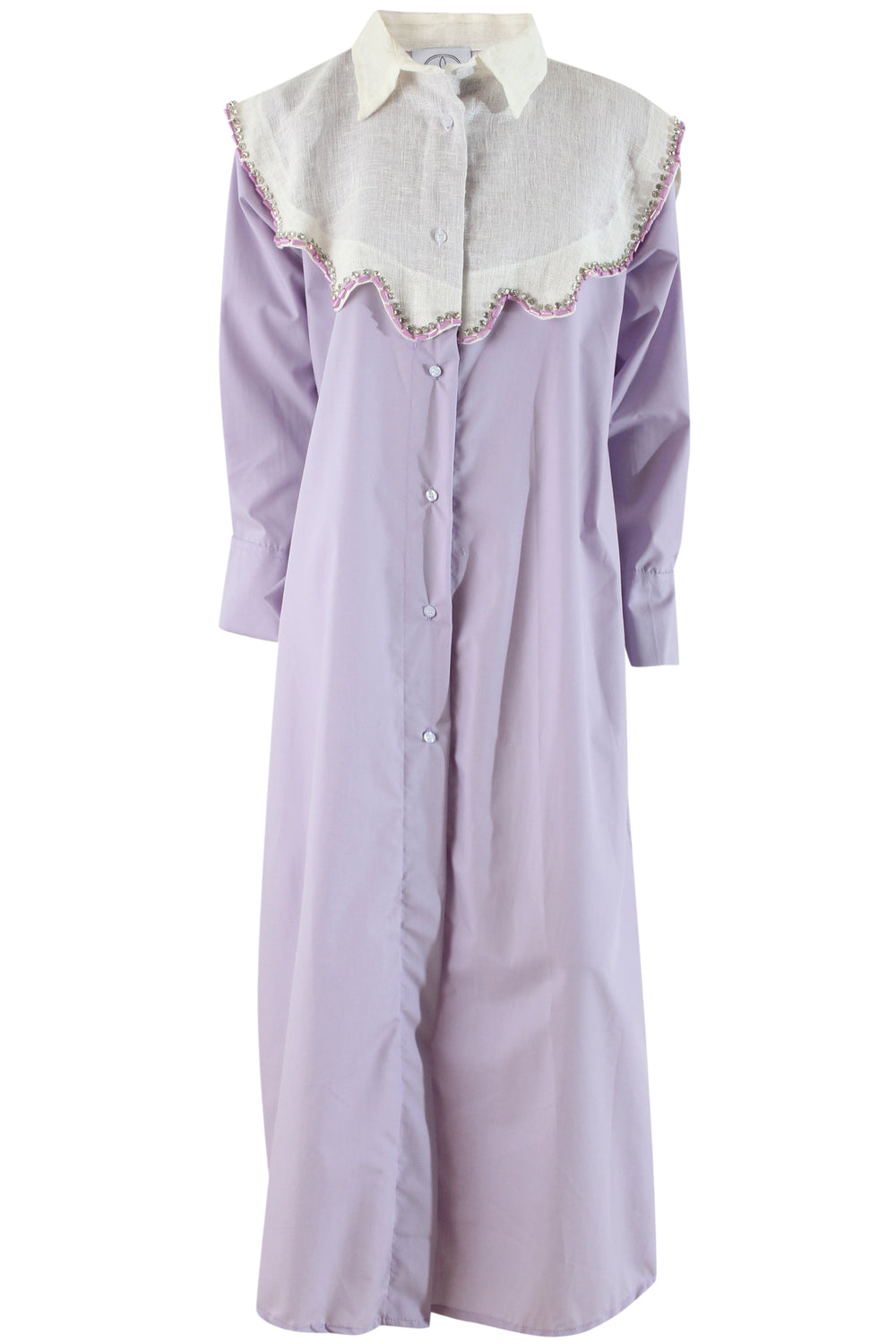 Lilac Fiore Wavy Kaftan