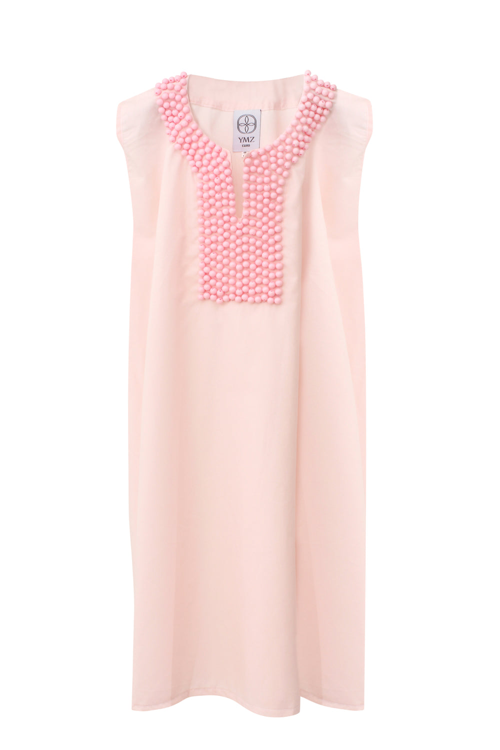 Beaded Baby Pink Kaftan