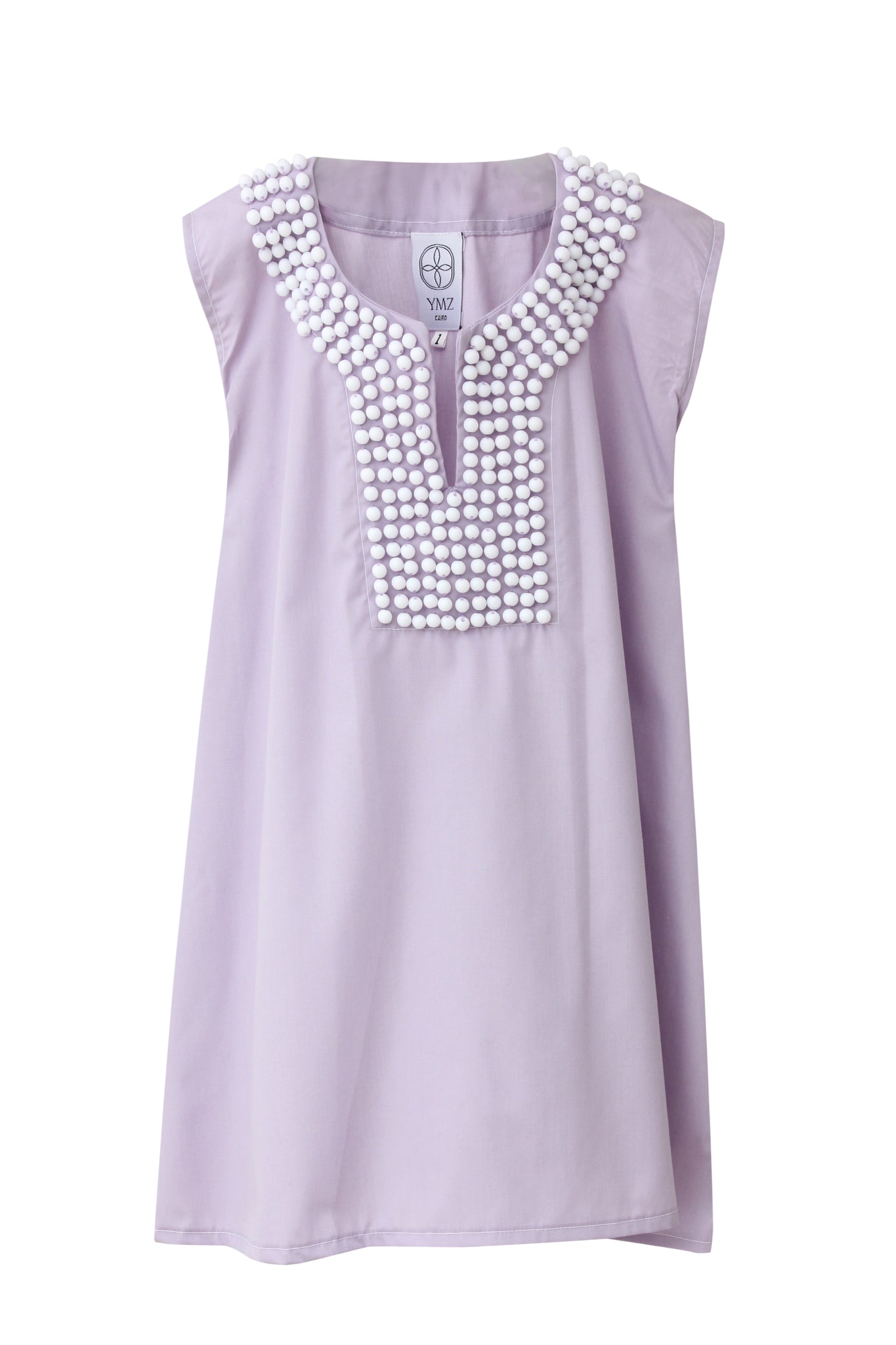 Beaded Lilac Kaftan