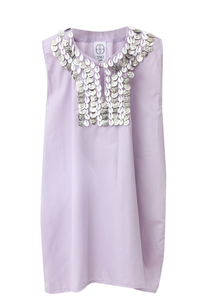 Cultura Shell Lilac Kaftan