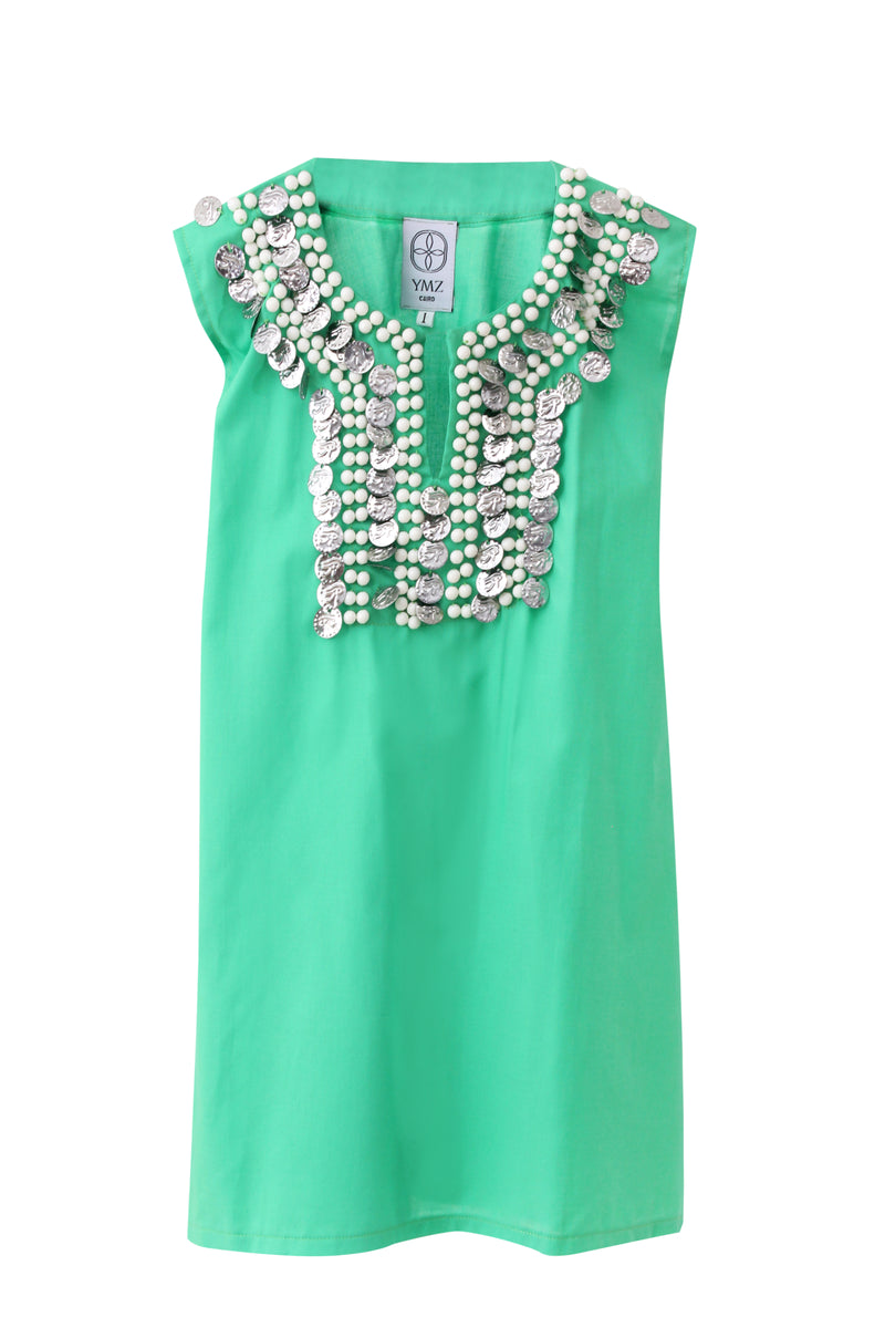 Cultura Emerald Green Kaftan