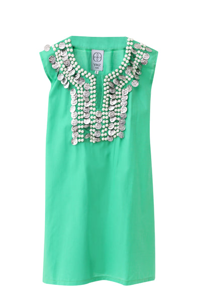 Cultura Emerald Green Kaftan