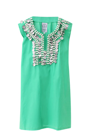 Cultura Emerald Green Kaftan