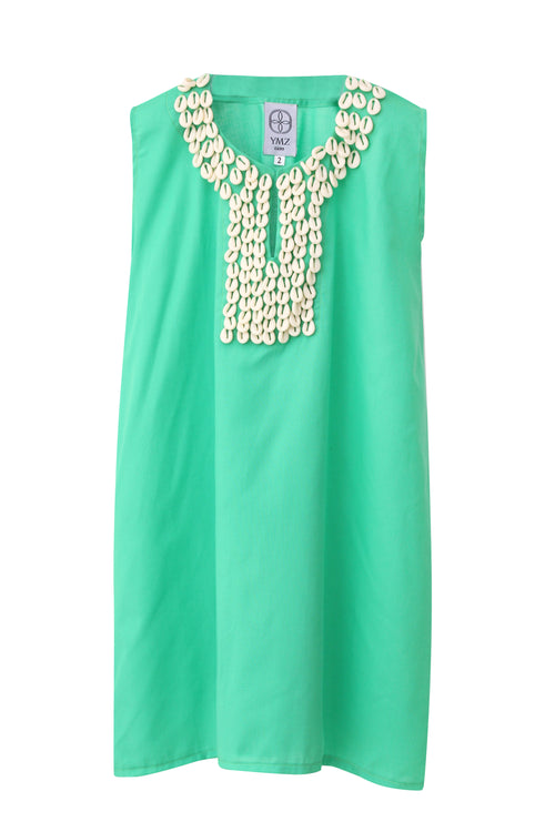 Shell Emerald Green Kaftan