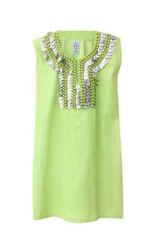 Cultura Lime Green Kaftan