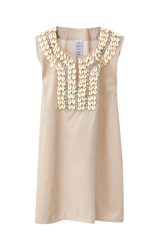 Shell Crystal Camel Kaftan