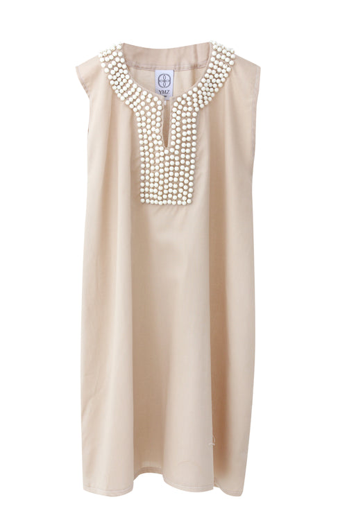 Beaded Camel Kaftan