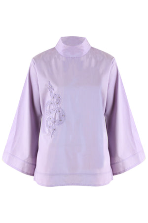 Serpente Lilac Blouse