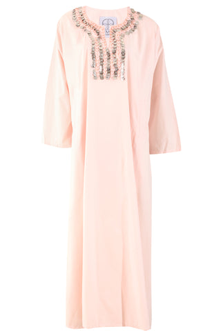 Cultura Shell Baby Pink Kaftan