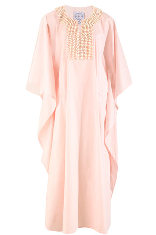 Beaded Baby Pink Kaftan