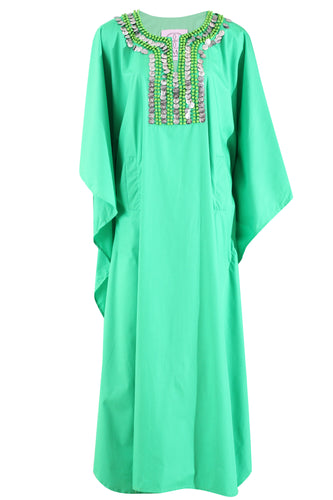 Cultura Emerald Green Kaftan