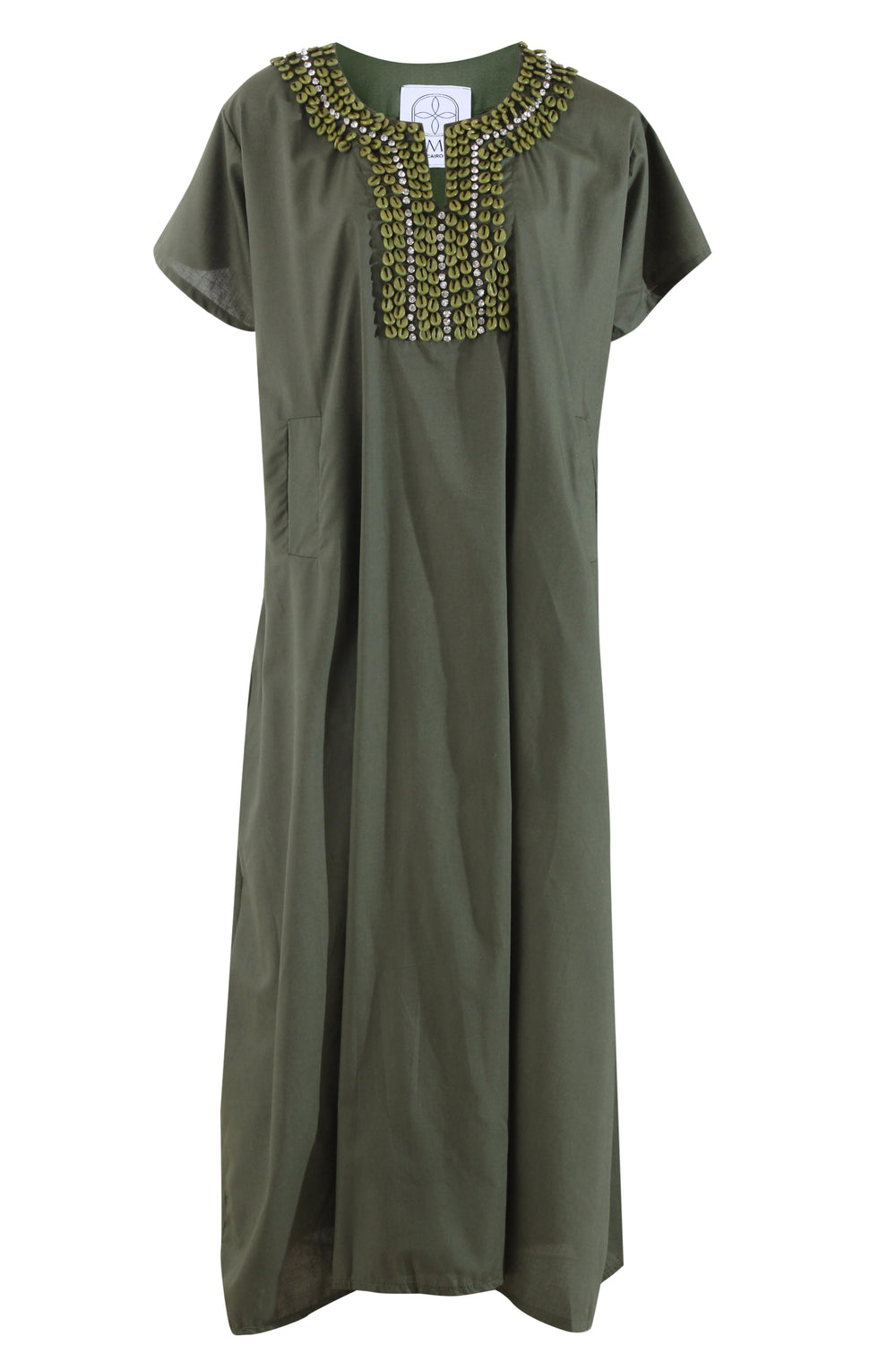 Shell Crystal Green Kaftan