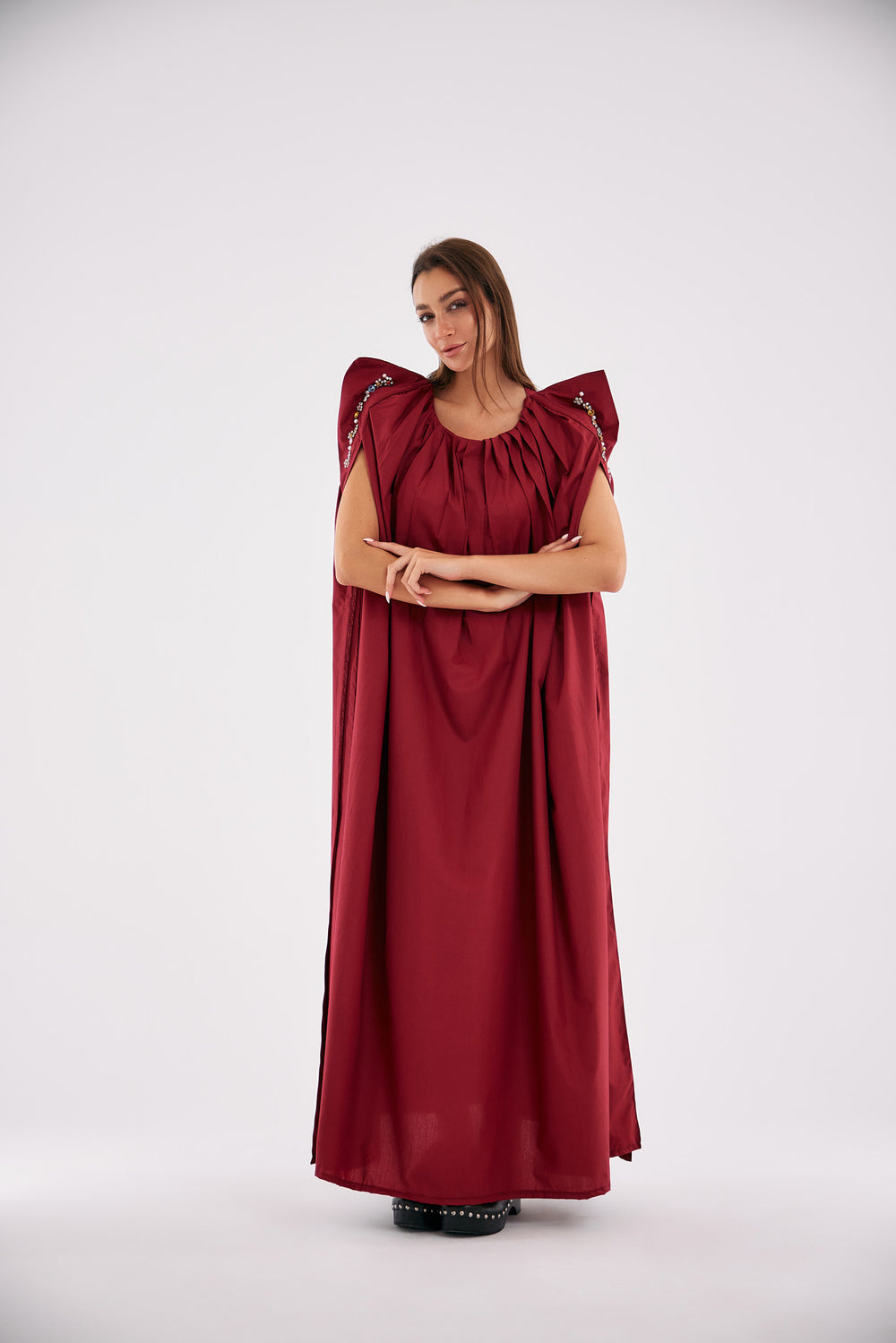 Fiore Puffed Shoulder Kaftan