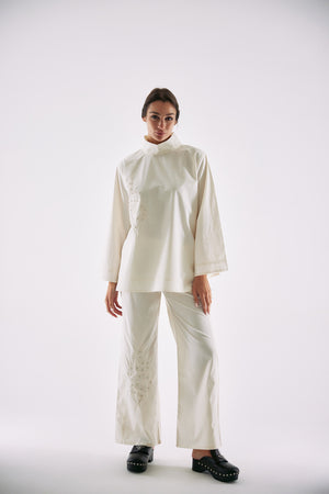 Serpente Off-White Blouse