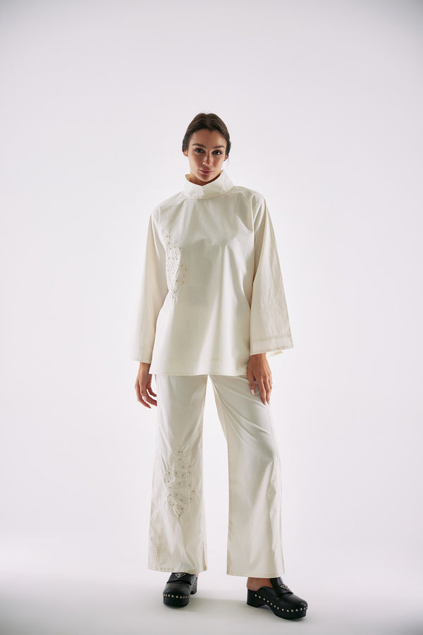 Serpente Off-White Blouse