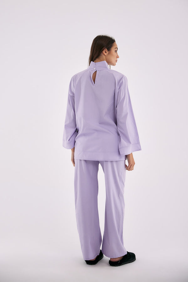 Serpente Lilac Blouse