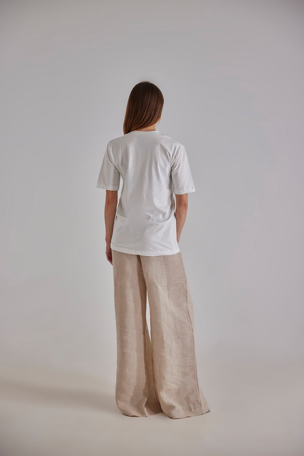 Raffia Straight Pants