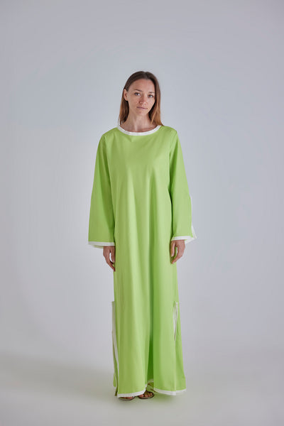 Ischia Lime Green Kaftan