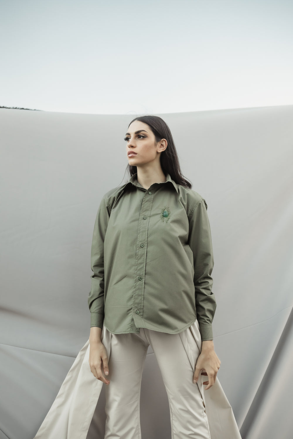 Scarab Khaki Shirt