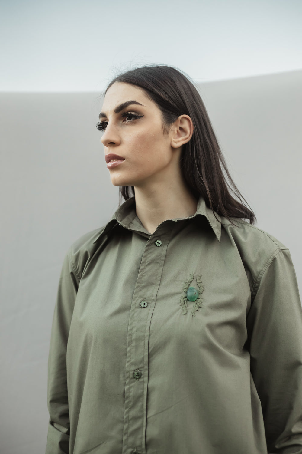 Scarab Khaki Shirt