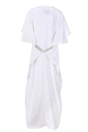 White Wrap Kaftan