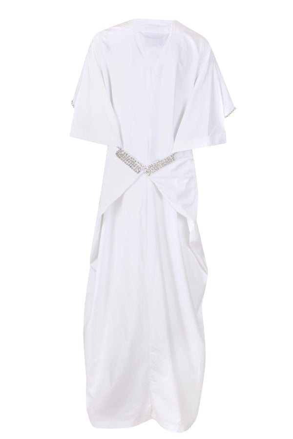 White Wrap Kaftan