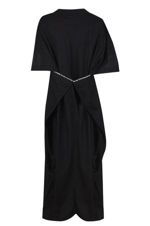 Black Wrap Kaftan