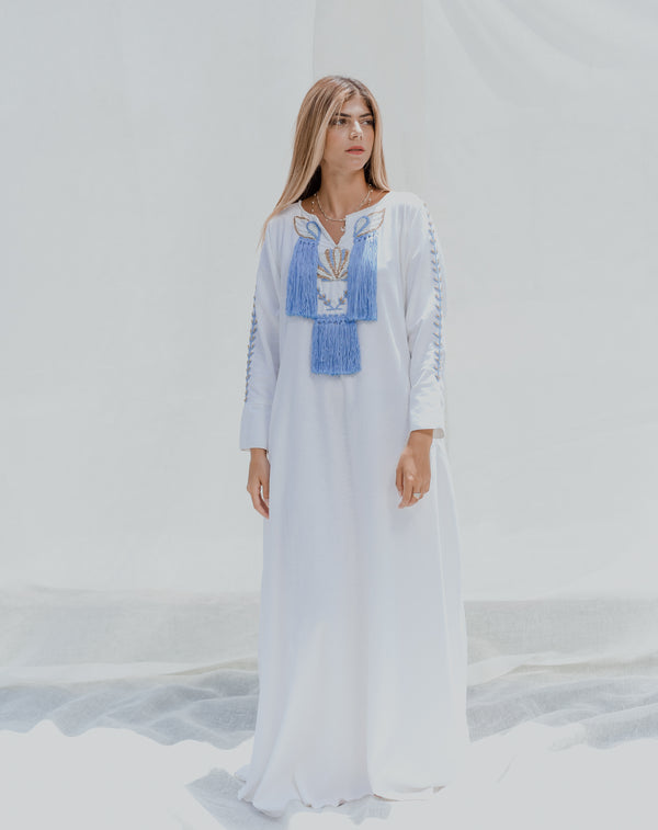 Dazzled Linen Kaftan