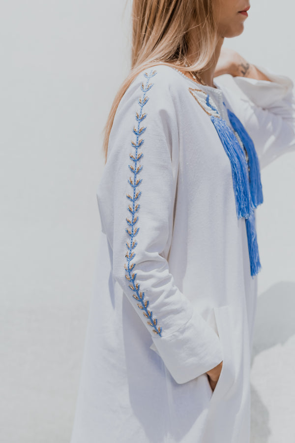 Dazzled Linen Kaftan