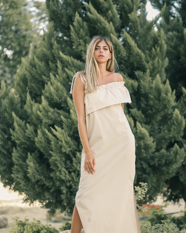 Off-Shoulder Terra Kaftan