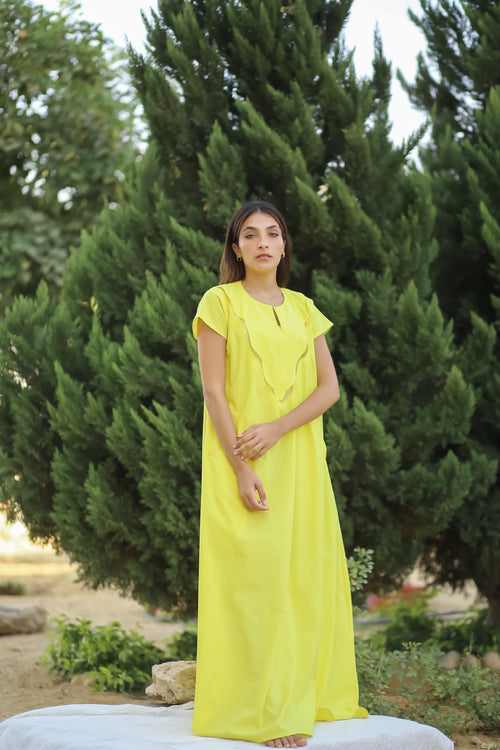 Marocco Yellow Kaftan