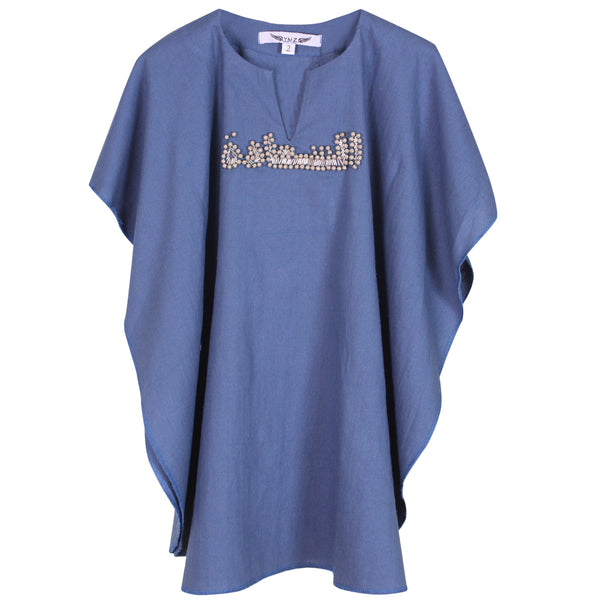 Al Saada Indigo Kaftan