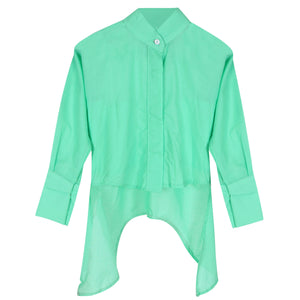 The Asymmetrical Eye Verde Shirt