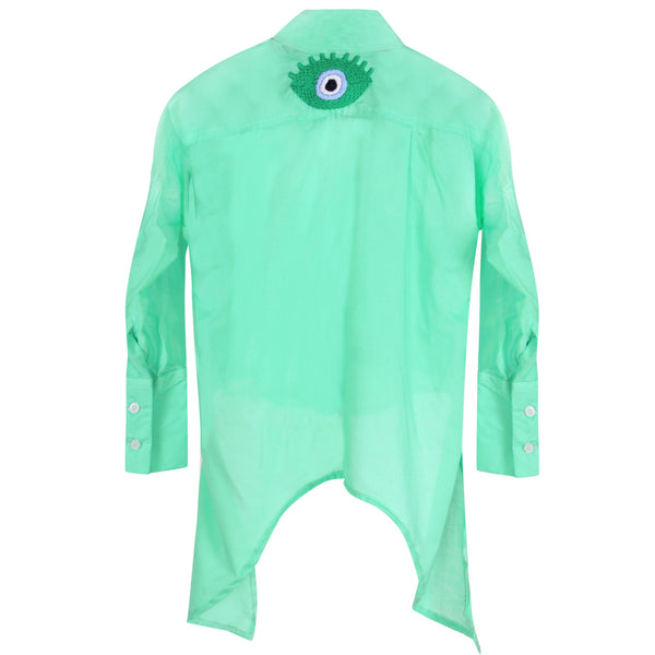 The Asymmetrical Eye Verde Shirt