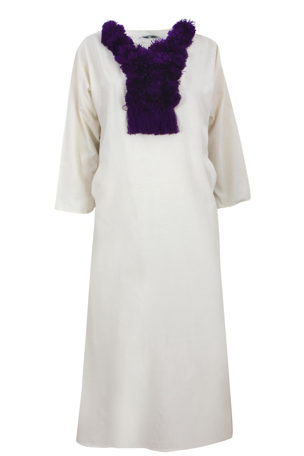 Purple Pom Poms Kaftan