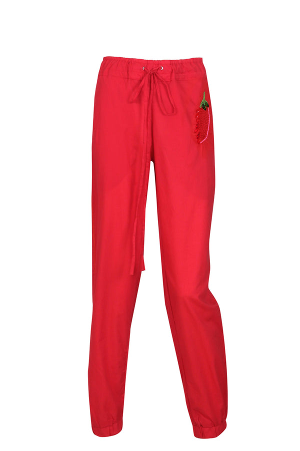 Red Peperoncino Pants