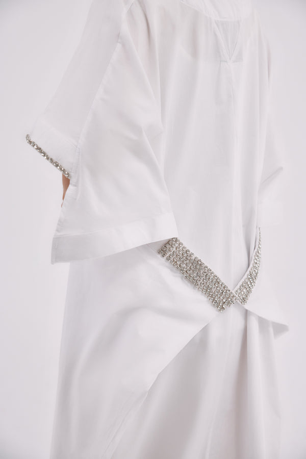 White Wrap Kaftan