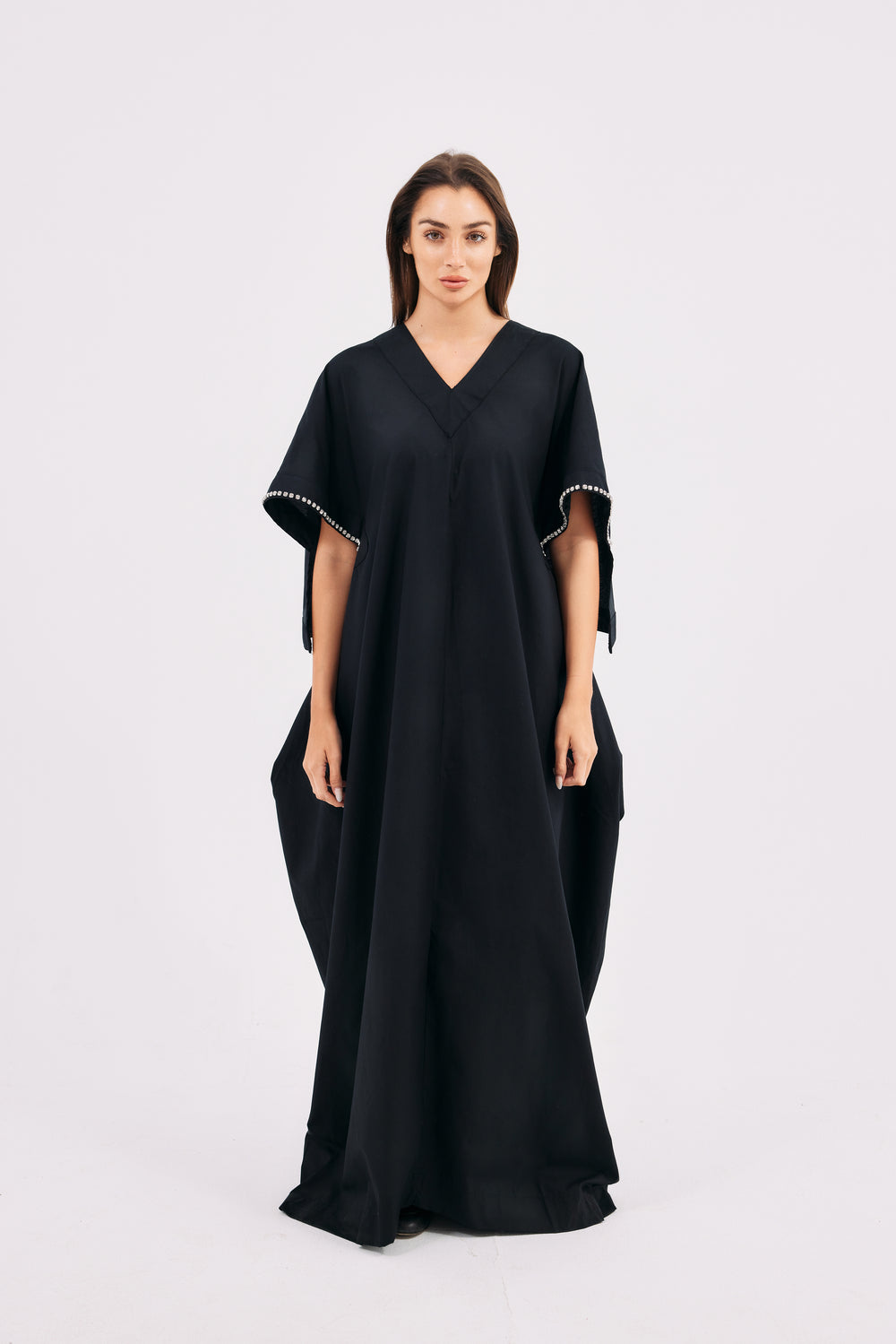 Black Wrap Kaftan