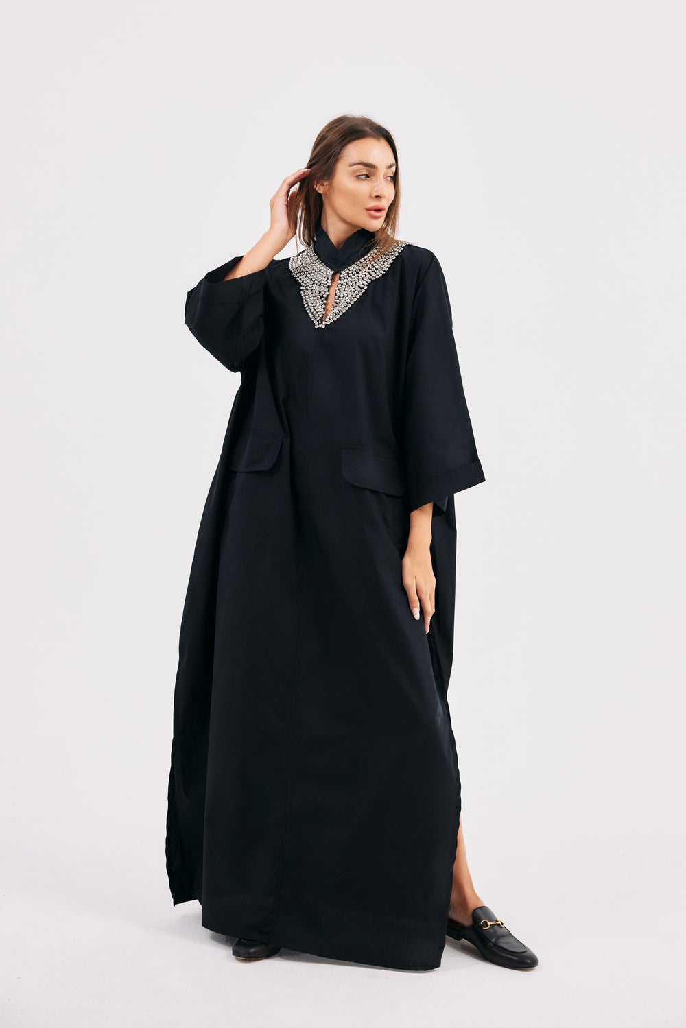 Gioiello Black Kaftan