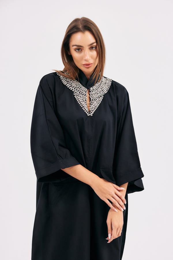 Gioiello Black Kaftan