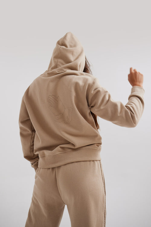 Amen Beige Hoodie