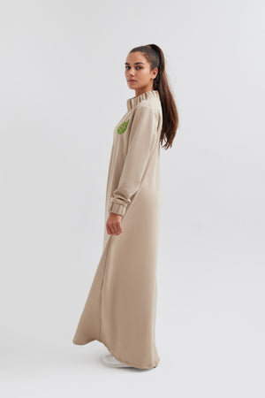 Al Saada Beige Kaftan