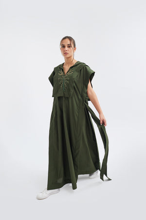 Forest Green Natura Kaftan