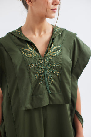 Forest Green Natura Kaftan